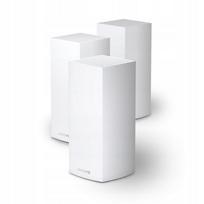 Trijų dalių Wi-Fi 6 maršrutizatorių rinkinys Linksys Velop MX12600, trifazis, iki 830 m²