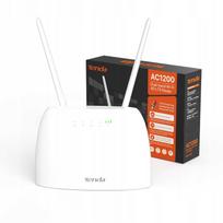 Belaidis LTE 4G maršrutizatorius TENDA AC1200, SIM kortelė, dviejų dažnių, balta