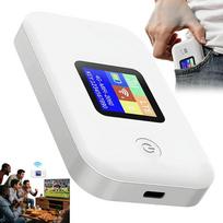 Nešiojamas 4G LTE WiFi maršrutizatorius, 3000 mAh, 150Mbps, kelionėms ir biurui