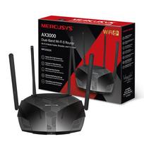 Belaidis maršrutizatorius Mercusys MR3000X, WiFi 6, 3000Mb/s, dviejų dažnių, 4 gigabitiniai LAN, 4 antenos