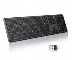 Belaidė „Bluetooth“ klaviatūra TECURS WK016, dviguba sąsaja