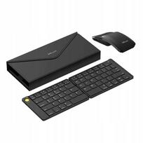 Belaidė pelė ir sulankstoma mini Bluetooth klaviatūra su laikikliu