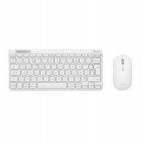 Belaidė klaviatūra ir pelė Trust Lyra, Bluetooth, AZERTY, balta