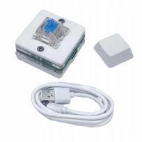 Mechaninė mini klaviatūra su RGB apšvietimu, mėlynų jungiklių, USB