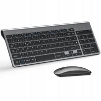 Belaidė klaviatūra ir pelė TopMate, 2.4G, tyli, AZERTY