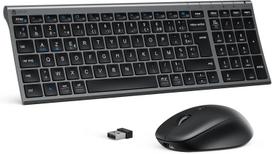 Belaidė klaviatūra ir pelė iClever, AZERTY, Bluetooth/RF
