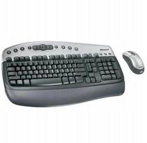 Belaidė klaviatūra ir pelė Microsoft Wireless Optical Desktop, QWERTY, nordic išdėstymas