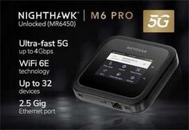Mobilusis maršrutizatorius Netgear 5G WiFi 6E MR6450