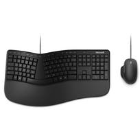 Laidinė klaviatūra ir pelė Microsoft Ergonomic Desktop, QWERTY, lenkų