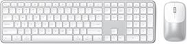 Belaidė klaviatūra ir USB-C aliuminio „Bluetooth“ pelė