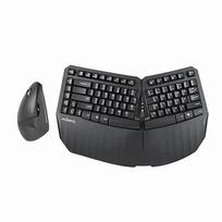 Kompiuterio klaviatūra ir belaidė vertikali ergonomiška pelė