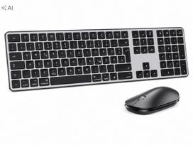 Belaidė klaviatūra ir pelė Bluetooth, skirta MacBook, iMac, iPad, 3 BT 076
