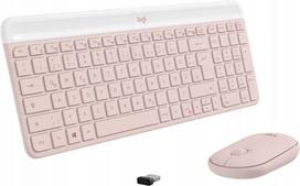 Belaidė klaviatūros ir pelės komplektas Logitech MK470 Slim, QWERTZ