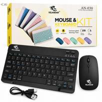 Belaidė „Bluetooth“ klaviatūra ir pelė, 2 viename, tinka planšetėms, telefonams, PC, iOS, Android