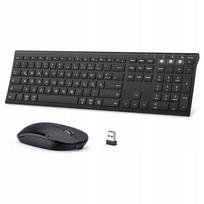Belaidė klaviatūra ir pelė Seenda Dual Bluetooth 2,4GHz QWERTZ QxV