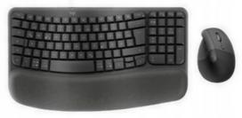 Klaviatūra ir pelė LOGITECH Combo Wave Keys Lift, grafito spalvos