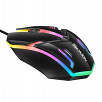 Žaidimų pelė SkyLion, juoda, su laidu, USB