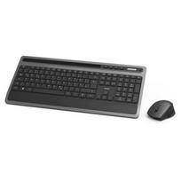 Belaidė klaviatūra ir pelė HAMA KMW-600, juoda/antracito, SK/CZ išdėstymas