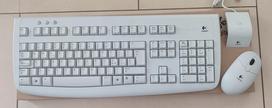 Belaidė klaviatūra ir pelė LOGITECH DELUXE 650 komplektas