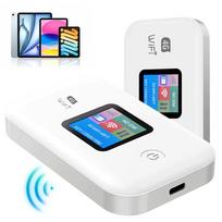 Nešiojamas 4G maršrutizatorius su SIM kortele, 3000 mAh, belaidis „WiFi“ kelionėms