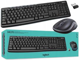 Belaidė klaviatūra ir pelė Logitech MK270 920-004508