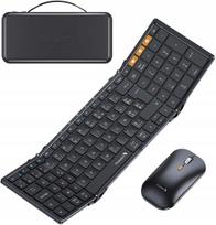 Sulankstoma „ProtoArc XKM01“ klaviatūra AZERTY su „Bluetooth“ ir 2,4G pele