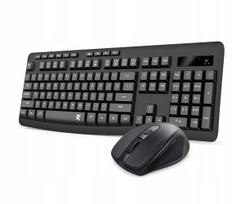Belaidė klaviatūra ir pelė Redragon BS-7367-B, juoda