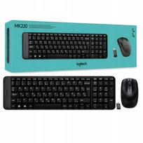 Belaidė klaviatūra ir pelė Logitech MK220 (QWERTY)