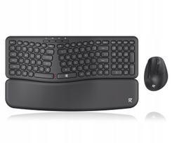 Ergonominė klaviatūra ir pelė Redragon BS-7162 MAX, juoda
