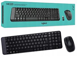 Belaidė klaviatūra su pele Logitech MK220