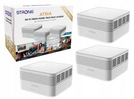 Belaidžio tinklo „Mesh Wi-Fi 6“ maršrutizatorių rinkinys Strong MESHTRIAX3000, 3 vnt., dviejų dažnių
