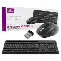 Belaidė klaviatūra ir pelė Spacetronik SP-RCA20, BT, USB, 2,4 GHz