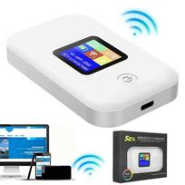 Mobilusis 4G LTE maršrutizatorius su LCD, 3000 mAh, WiFi iki 150 m²