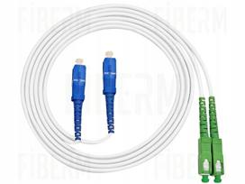 Šviesolaidinis kabelis FIBERM SC/APC–SC/UPC, 2 m, vienmodis, dvigubas