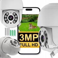 Besisukiojanti WiFi IP kamera, FULL HD 3MP, 4x priartinimas, judesio aptikimas
