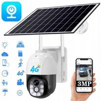 Lauko saulės IP kamera, 3MP, 4G, su SIM kortelės palaikymu