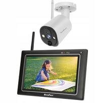Lauko vaizdo stebėjimo kamera SECUFIRST su 7" 2K monitoriumi ir 32GB atmintimi