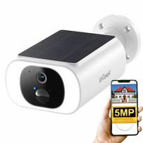 Lauko WiFi kamera su saulės baterija, 5MP, signalizacija, spalvotas naktinis matymas