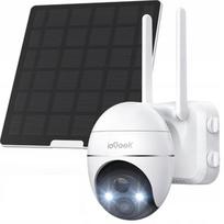 Lauko IP kamera IEGEEK su saulės baterija ir WiFi, komplekte saulės panelė