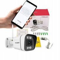 Lauko IP kamera Foscam V5P, 5MP, Wi-Fi, balta, su garsu, signalizacija, judesio aptikimas