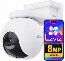 Belaidė WiFi stebėjimo kamera Ezviz CB8 PRO 4K su saulės įkrovimu ir pasukama galvute