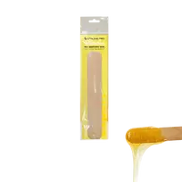 Medinė mentelė vaškui STALEKS EXPERT, 150×17 mm (5 vnt.)