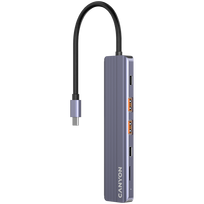 CANYON hub DS-17 6-in-1 4K USB-C Grey