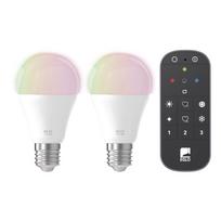 Eglo Connect.z smart bulb, E27, A60, RGB+CCT, 11 W, 1300 lm, opal, 2 pcs, remote control (110399)
