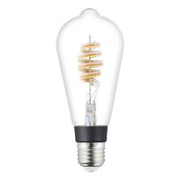Eglo Connect.z smart bulb, E27, ST64, RGBW, 7.5 W, 806 lm, clear, 1 pc (110405)