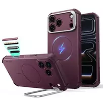 ESR CYBER TOUGH KICKSTAND MAGSAFE IPHONE 17 PRO / 18 PRO DEEP BURGUNDY