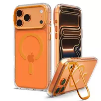 Spigen ULTRA HYBRID OPTIK S MAGSAFE IPHONE 17 PRO MAX / 18 PRO MAX CLEAR/ORANGE