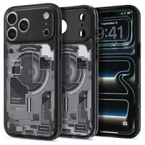 Spigen Ultra Hybrid Zero One phone case with MagSafe support for iPhone 17 Pro Max | iPhone 18 Pro Max black
