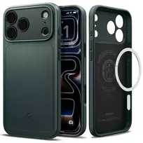 Spigen Thin Fit phone case with MagSafe support for iPhone 17 Pro Max | iPhone 18 Pro Max green