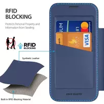 Dux Ducis Skin X Pro Open Ring Version book-type phone case with MagSafe support for iPhone 18 Pro | iPhone 17 Pro blue
